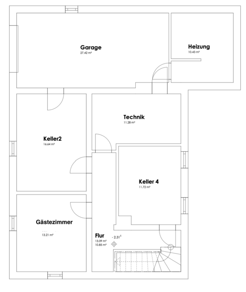 Grundriss UG