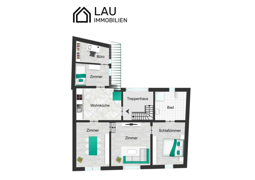 Grundriss OG Vorderhaus