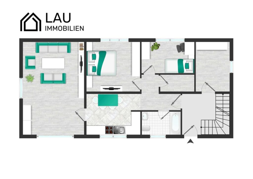 Wohnung Hinterhaus